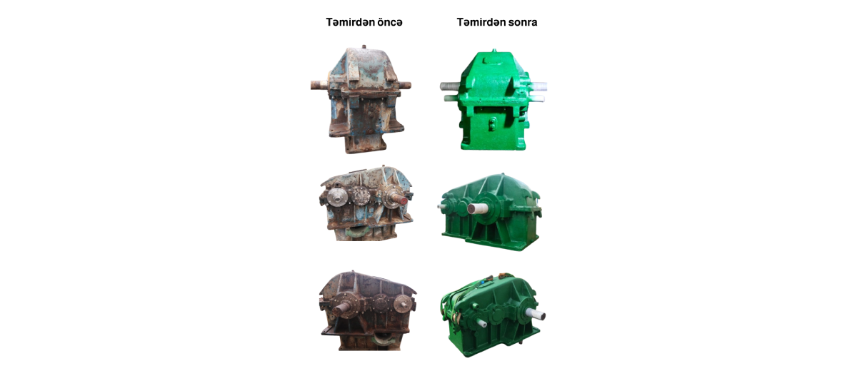 Reduktor RN-4000 təmiri